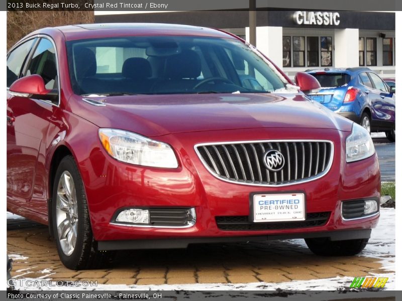 Crystal Red Tintcoat / Ebony 2013 Buick Regal Turbo