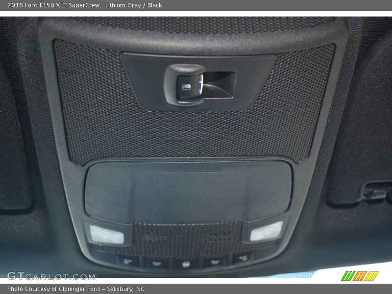 Lithium Gray / Black 2016 Ford F150 XLT SuperCrew