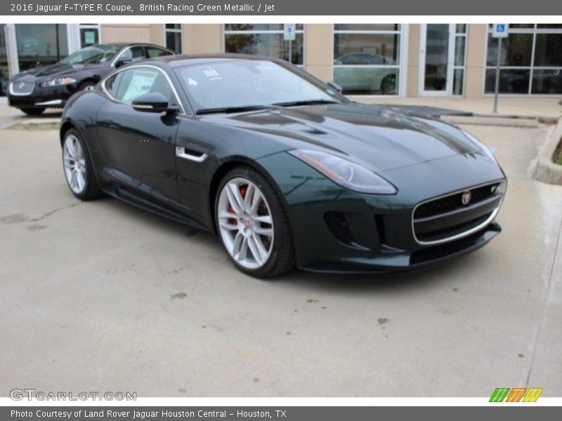 British Racing Green Metallic / Jet 2016 Jaguar F-TYPE R Coupe