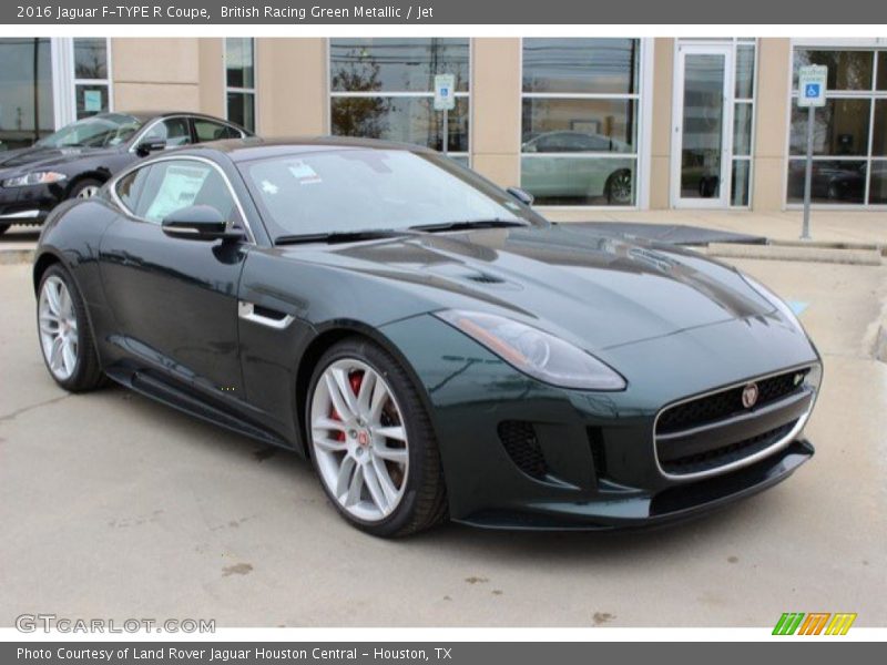 British Racing Green Metallic / Jet 2016 Jaguar F-TYPE R Coupe