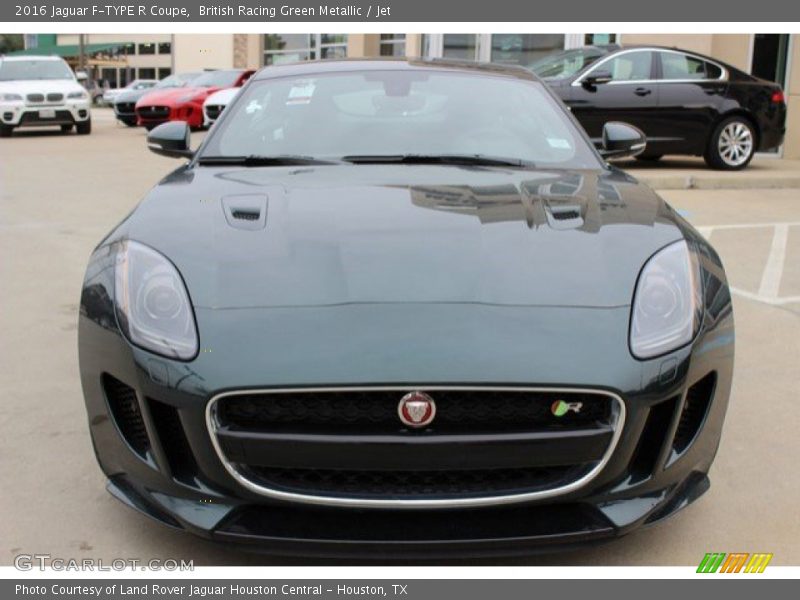 British Racing Green Metallic / Jet 2016 Jaguar F-TYPE R Coupe