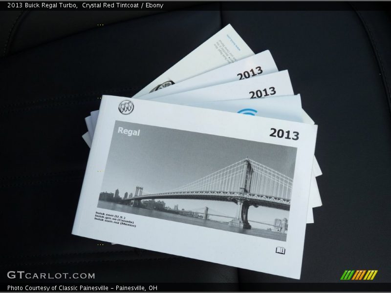 Crystal Red Tintcoat / Ebony 2013 Buick Regal Turbo