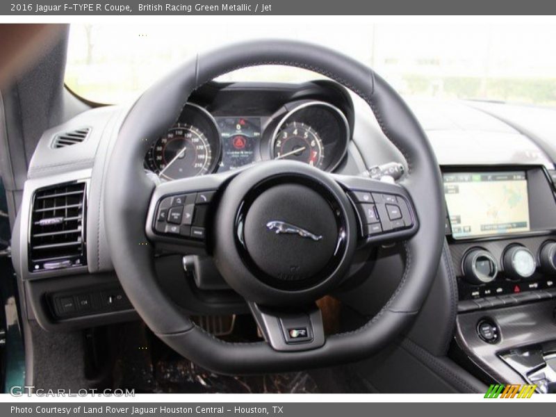 British Racing Green Metallic / Jet 2016 Jaguar F-TYPE R Coupe