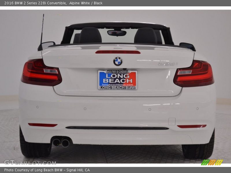 Alpine White / Black 2016 BMW 2 Series 228i Convertible