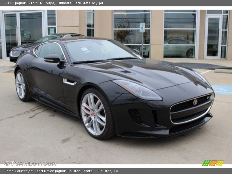 Ultimate Black Metallic / Jet 2016 Jaguar F-TYPE R Coupe