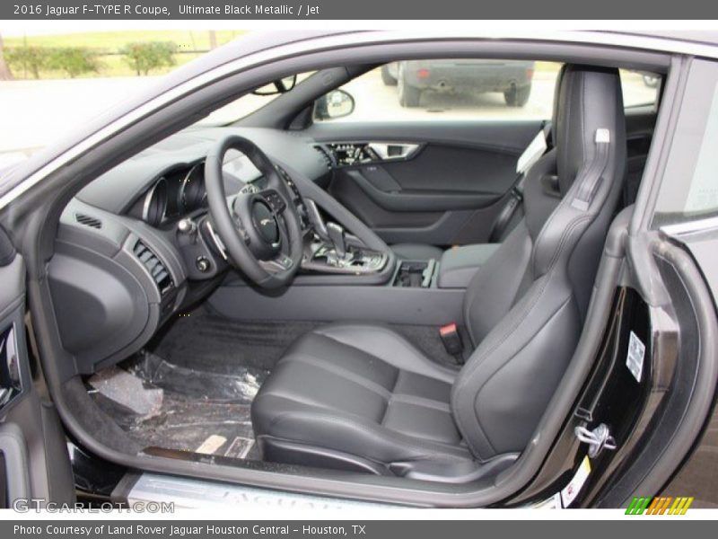 Ultimate Black Metallic / Jet 2016 Jaguar F-TYPE R Coupe