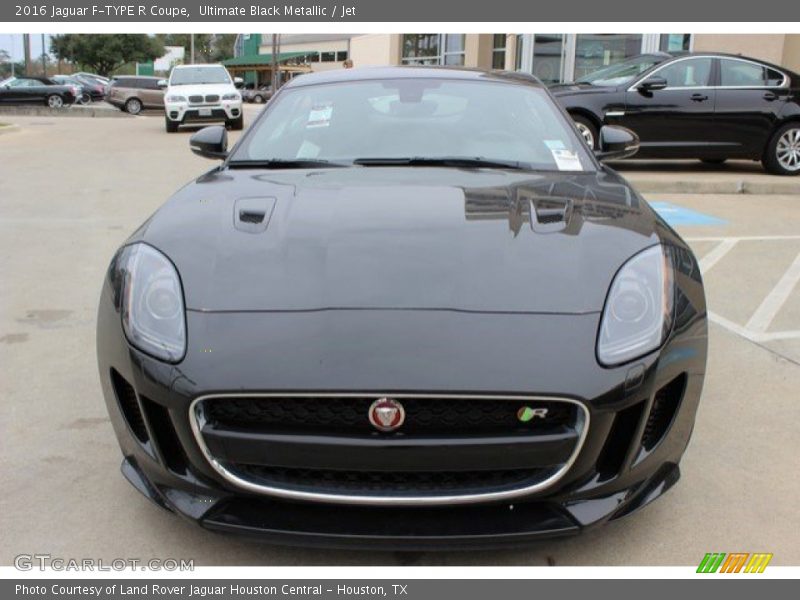 Ultimate Black Metallic / Jet 2016 Jaguar F-TYPE R Coupe