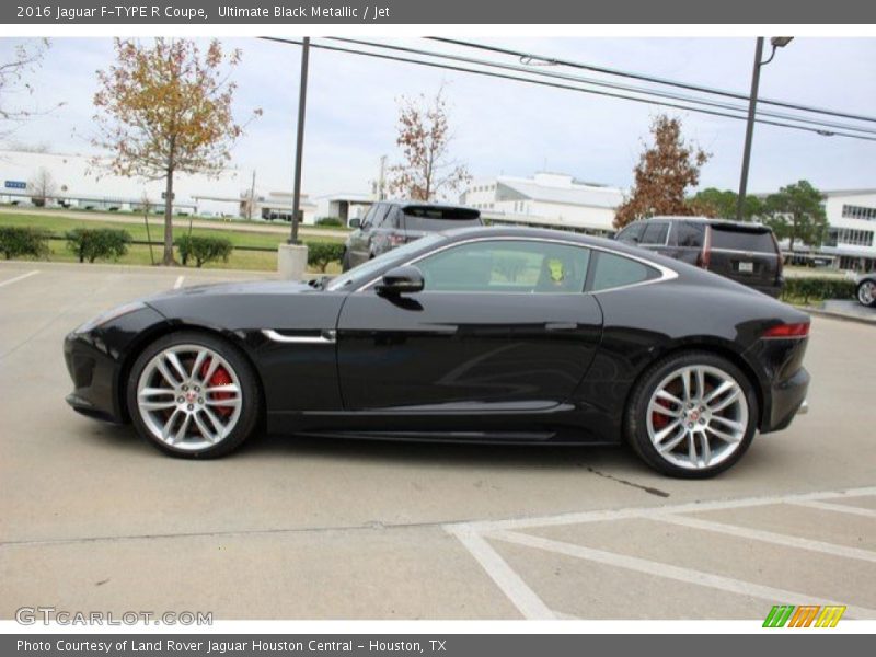 Ultimate Black Metallic / Jet 2016 Jaguar F-TYPE R Coupe