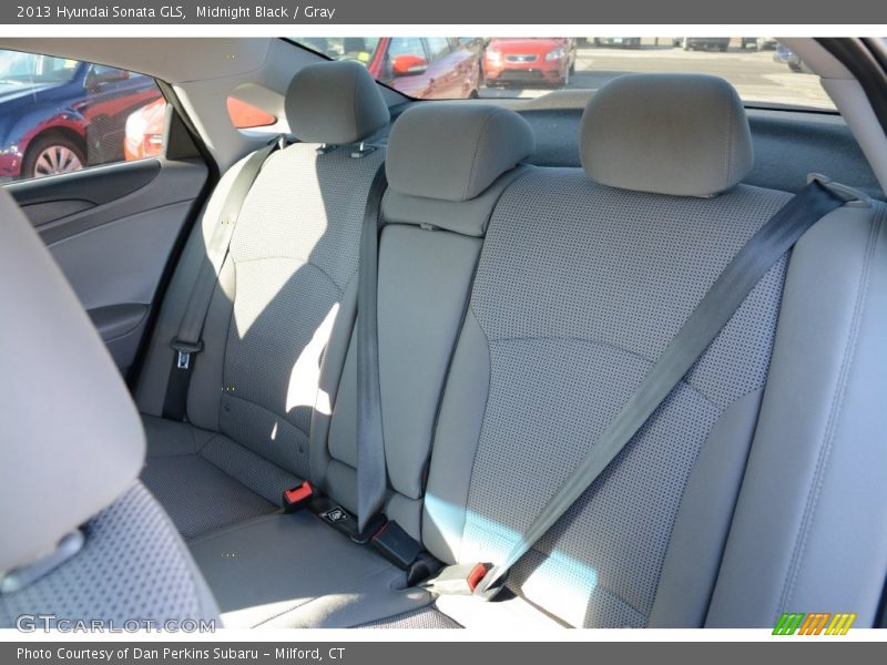 Midnight Black / Gray 2013 Hyundai Sonata GLS