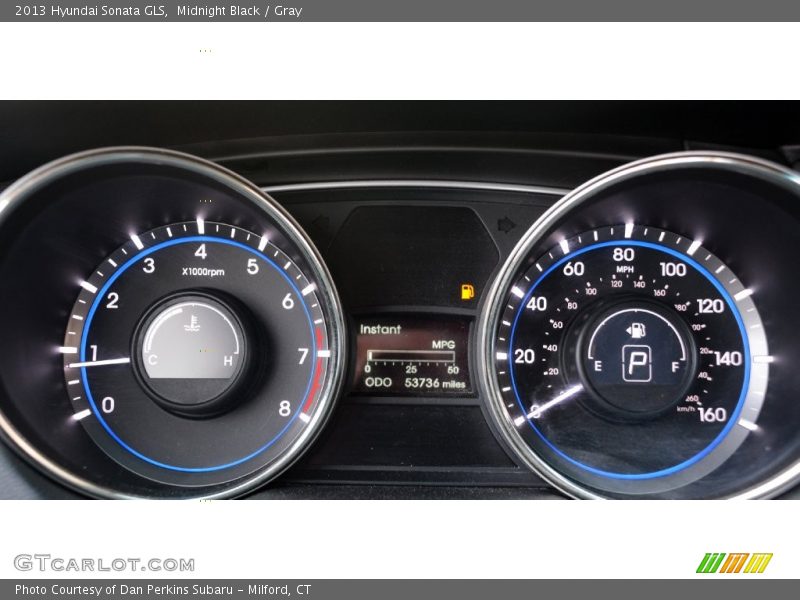 Midnight Black / Gray 2013 Hyundai Sonata GLS