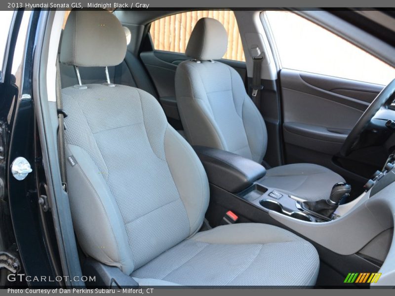 Midnight Black / Gray 2013 Hyundai Sonata GLS