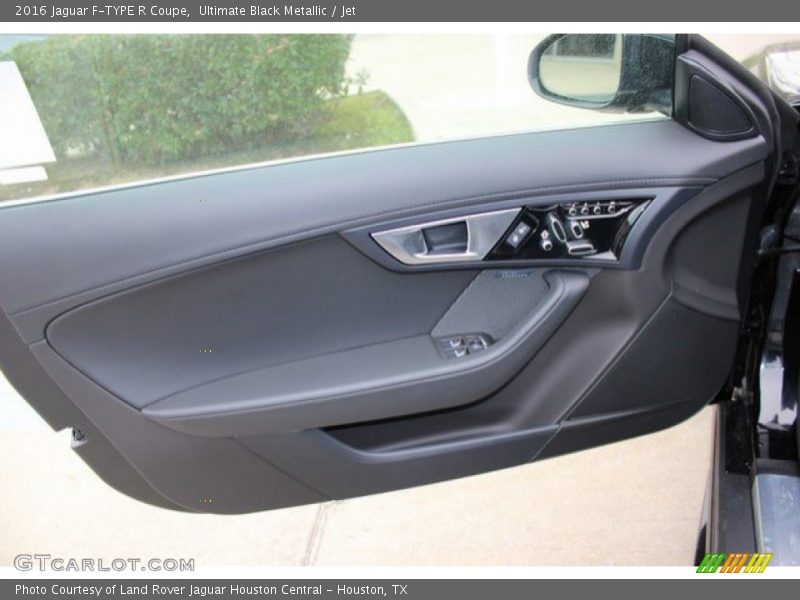 Ultimate Black Metallic / Jet 2016 Jaguar F-TYPE R Coupe