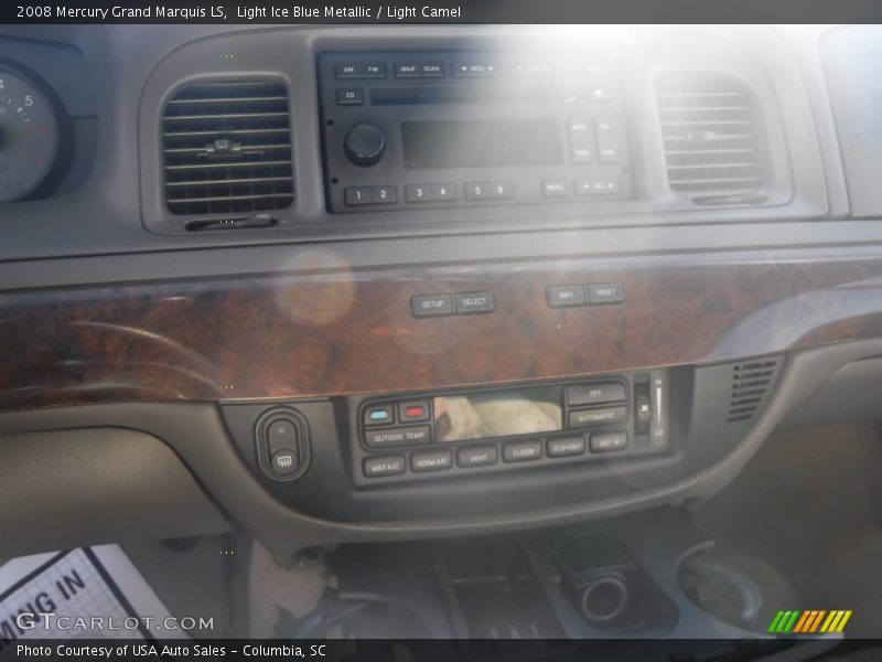 Light Ice Blue Metallic / Light Camel 2008 Mercury Grand Marquis LS