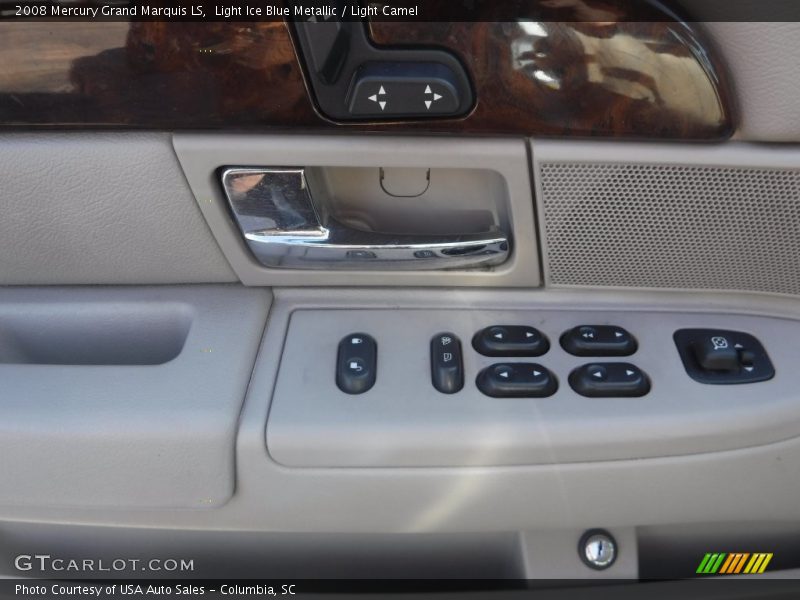 Light Ice Blue Metallic / Light Camel 2008 Mercury Grand Marquis LS