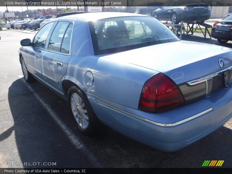 Light Ice Blue Metallic / Light Camel 2008 Mercury Grand Marquis LS