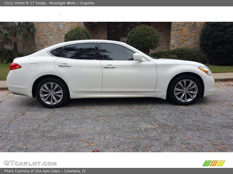 Moonlight White / Graphite 2012 Infiniti M 37 Sedan