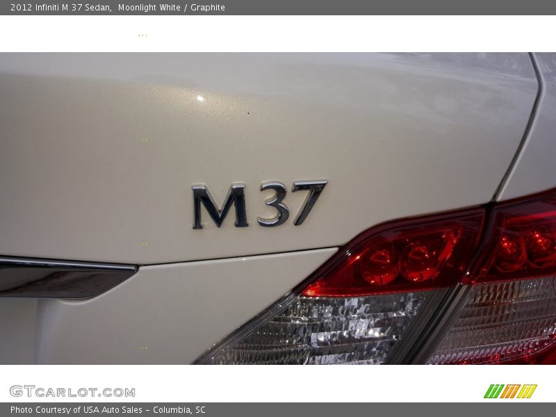 Moonlight White / Graphite 2012 Infiniti M 37 Sedan