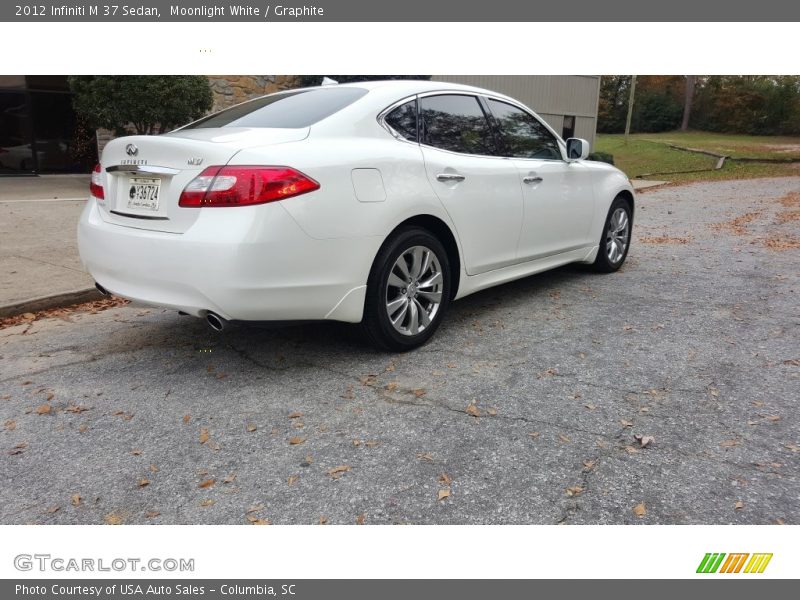 Moonlight White / Graphite 2012 Infiniti M 37 Sedan