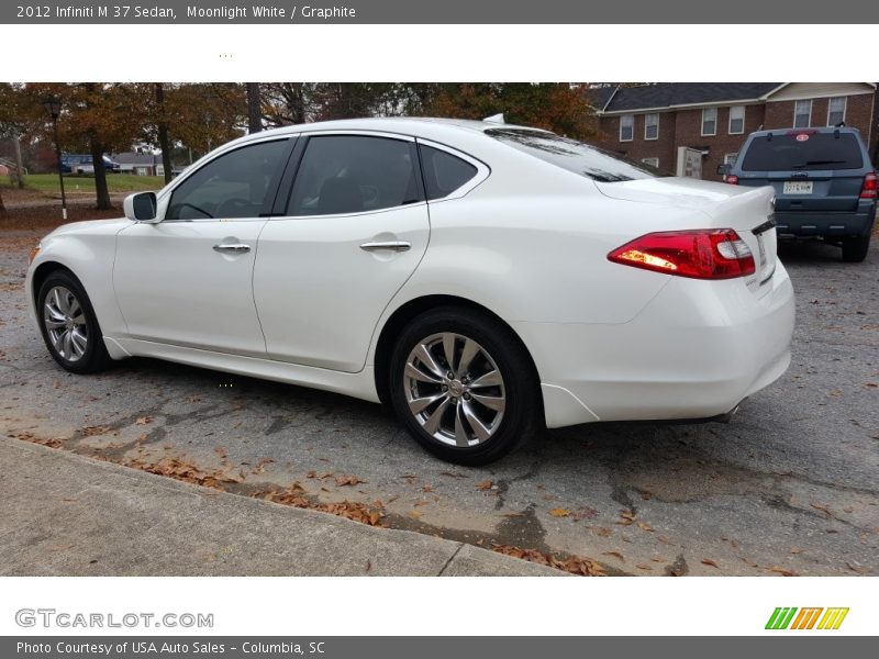 Moonlight White / Graphite 2012 Infiniti M 37 Sedan