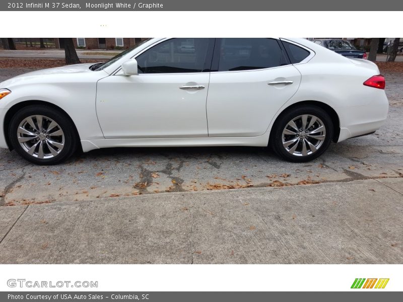 Moonlight White / Graphite 2012 Infiniti M 37 Sedan