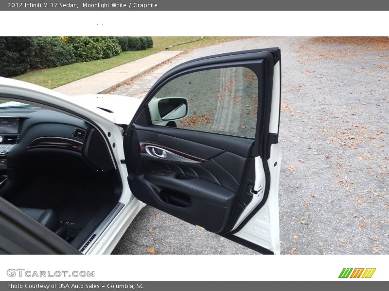 Moonlight White / Graphite 2012 Infiniti M 37 Sedan