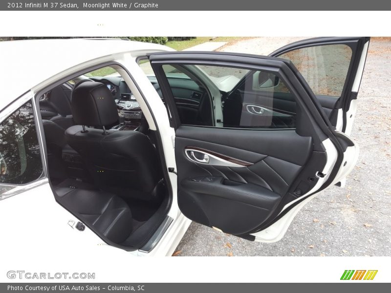 Moonlight White / Graphite 2012 Infiniti M 37 Sedan