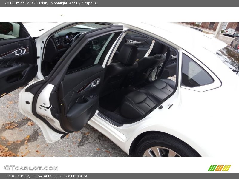 Moonlight White / Graphite 2012 Infiniti M 37 Sedan