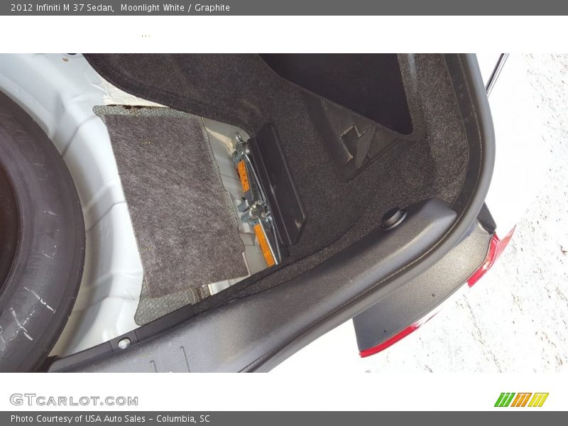 Moonlight White / Graphite 2012 Infiniti M 37 Sedan