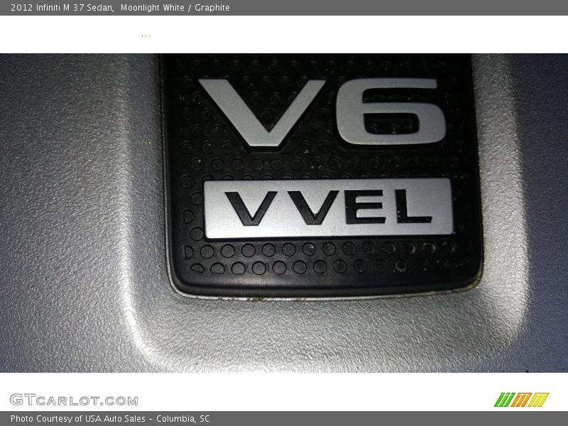 Moonlight White / Graphite 2012 Infiniti M 37 Sedan