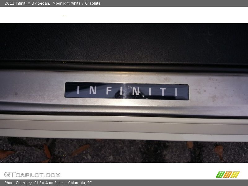 Moonlight White / Graphite 2012 Infiniti M 37 Sedan