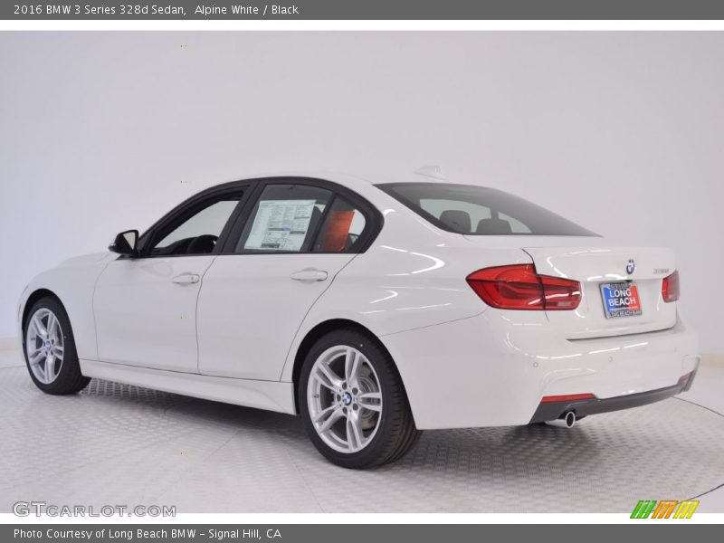 Alpine White / Black 2016 BMW 3 Series 328d Sedan