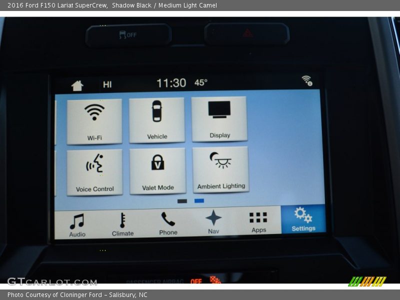 Shadow Black / Medium Light Camel 2016 Ford F150 Lariat SuperCrew