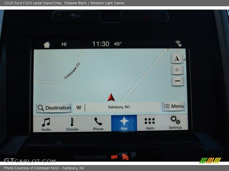 Shadow Black / Medium Light Camel 2016 Ford F150 Lariat SuperCrew