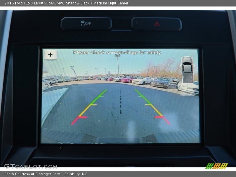 Shadow Black / Medium Light Camel 2016 Ford F150 Lariat SuperCrew