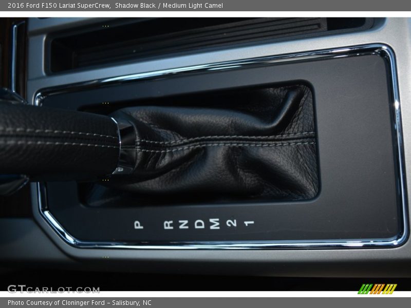 Shadow Black / Medium Light Camel 2016 Ford F150 Lariat SuperCrew