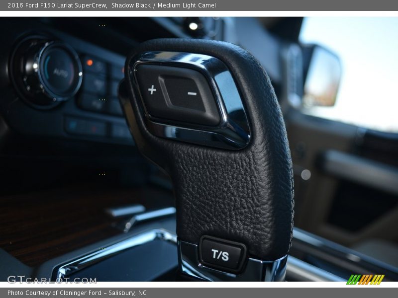 Shadow Black / Medium Light Camel 2016 Ford F150 Lariat SuperCrew