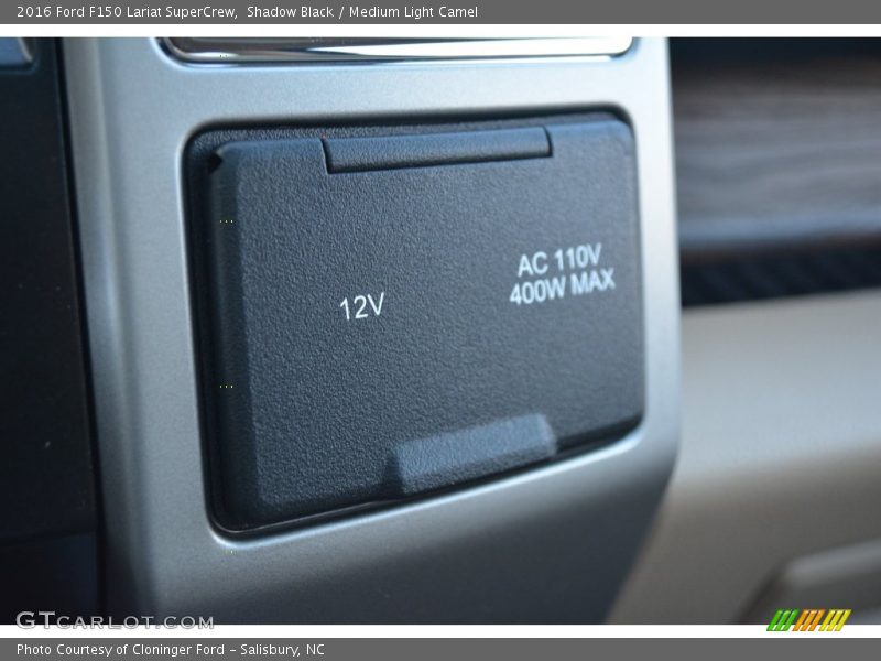 Shadow Black / Medium Light Camel 2016 Ford F150 Lariat SuperCrew