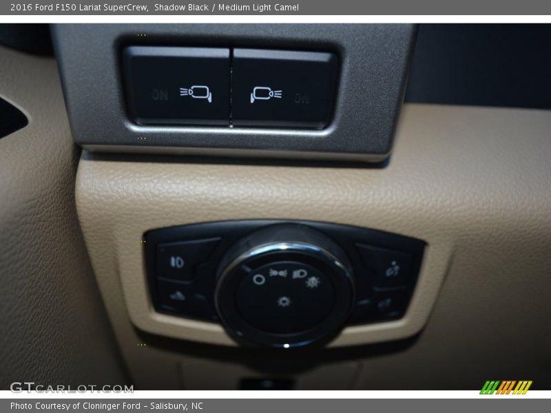 Shadow Black / Medium Light Camel 2016 Ford F150 Lariat SuperCrew