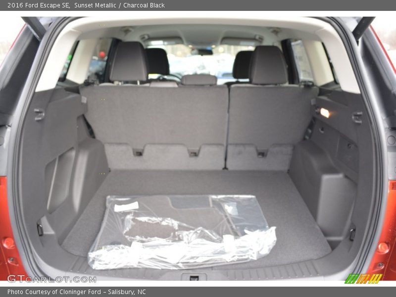 Sunset Metallic / Charcoal Black 2016 Ford Escape SE