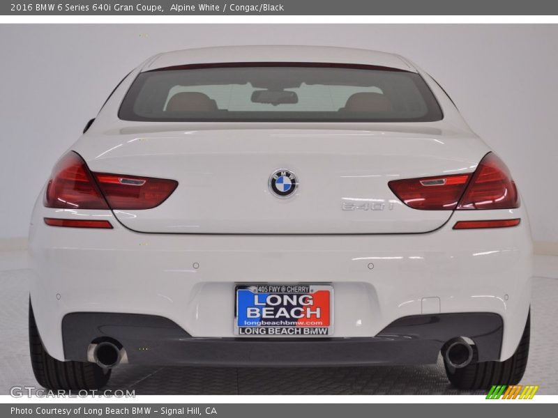 Alpine White / Congac/Black 2016 BMW 6 Series 640i Gran Coupe