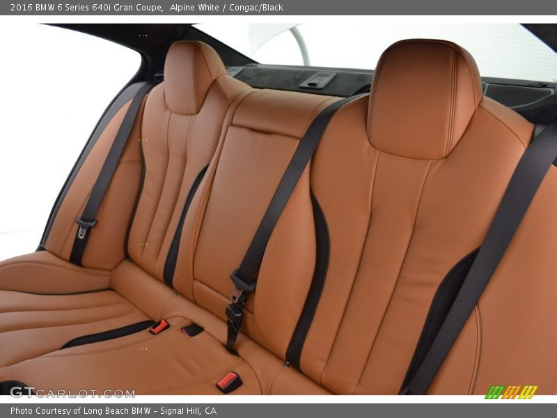 Rear Seat of 2016 6 Series 640i Gran Coupe