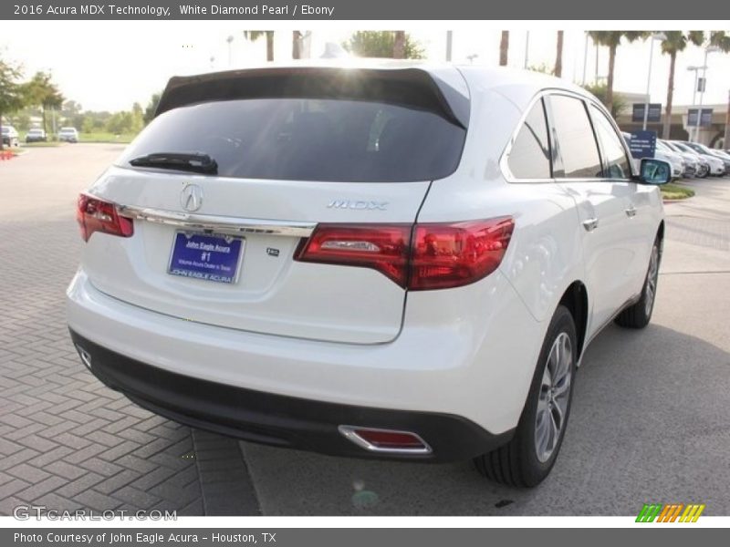 White Diamond Pearl / Ebony 2016 Acura MDX Technology