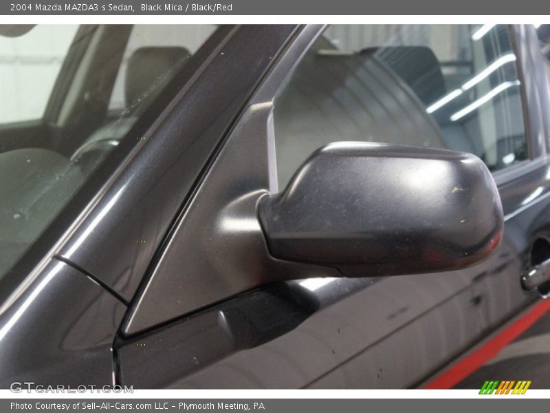 Black Mica / Black/Red 2004 Mazda MAZDA3 s Sedan