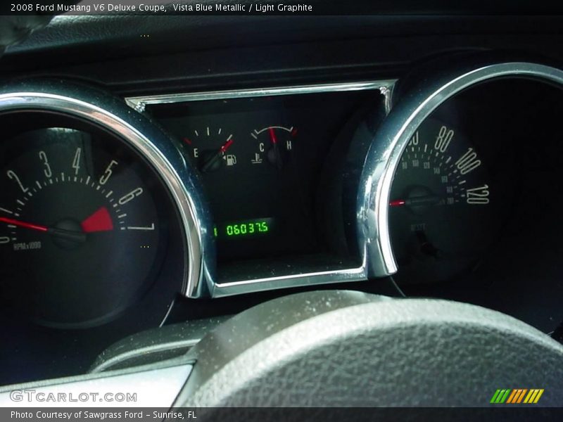 Vista Blue Metallic / Light Graphite 2008 Ford Mustang V6 Deluxe Coupe