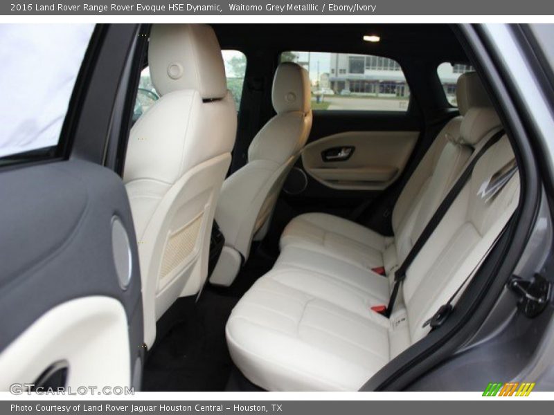 Rear Seat of 2016 Range Rover Evoque HSE Dynamic