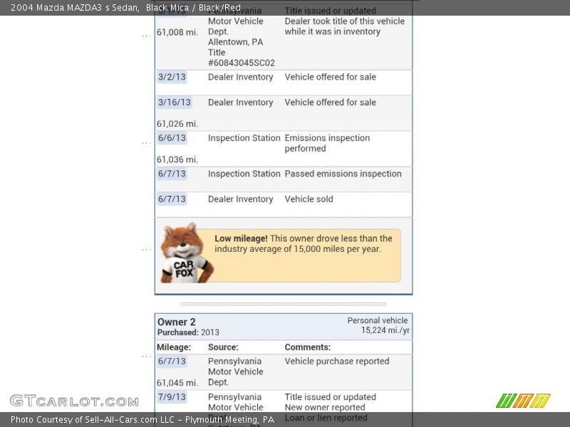 Black Mica / Black/Red 2004 Mazda MAZDA3 s Sedan