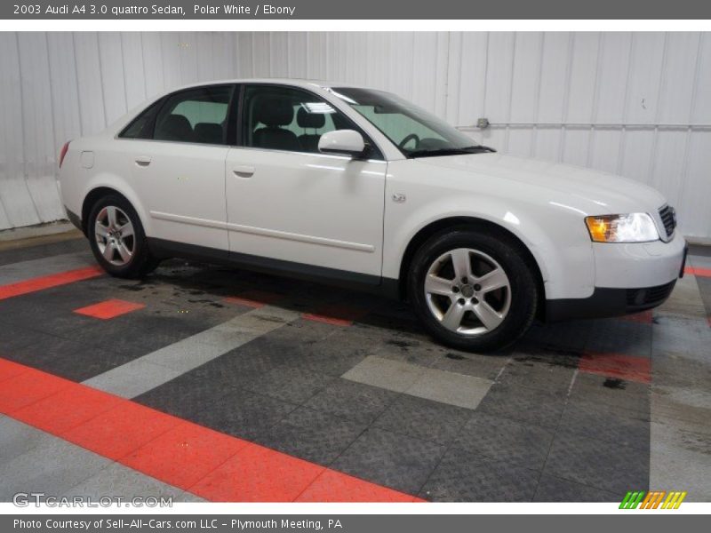 Polar White / Ebony 2003 Audi A4 3.0 quattro Sedan