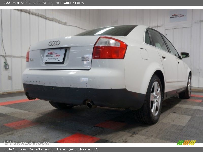 Polar White / Ebony 2003 Audi A4 3.0 quattro Sedan