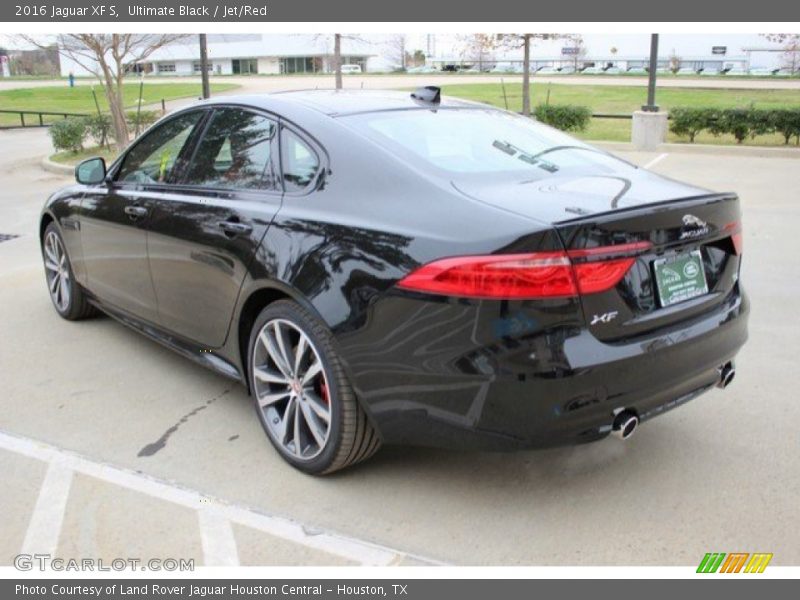 Ultimate Black / Jet/Red 2016 Jaguar XF S