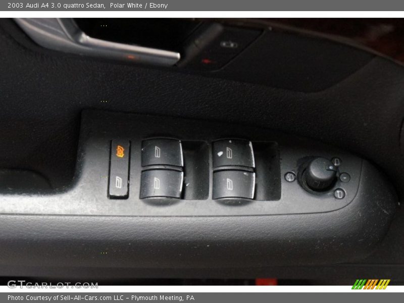 Polar White / Ebony 2003 Audi A4 3.0 quattro Sedan